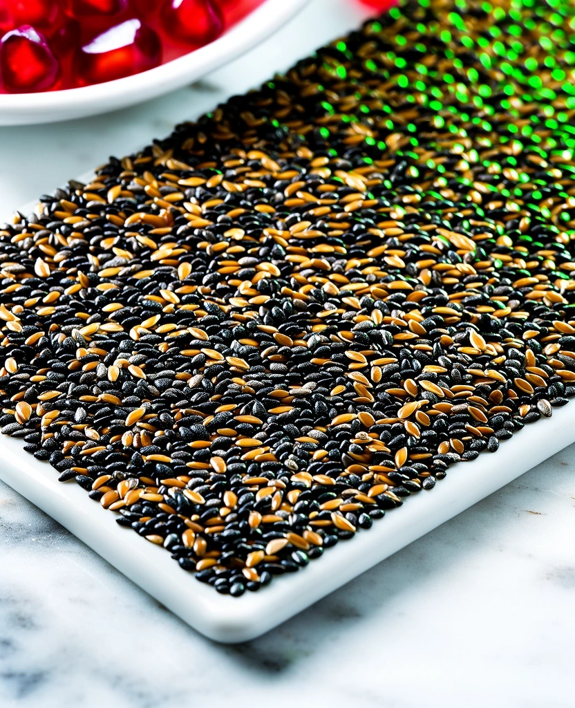 Geometric arrangement of seeds representing precise nutrition